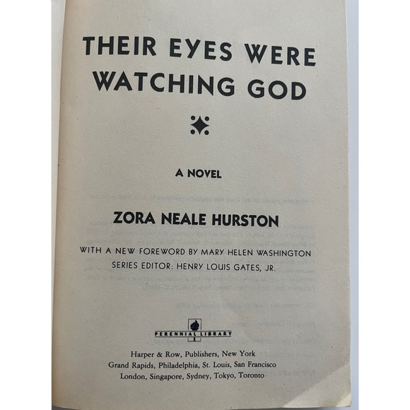 Their Eyes Were Watching God Paperback Book by Zora Neale Hurston - Picture 2 of 5